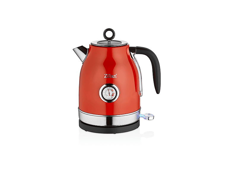 ZILAN ZLN7033 2200w Retro 1.7 l Su Isıtıcısı Kırmızı