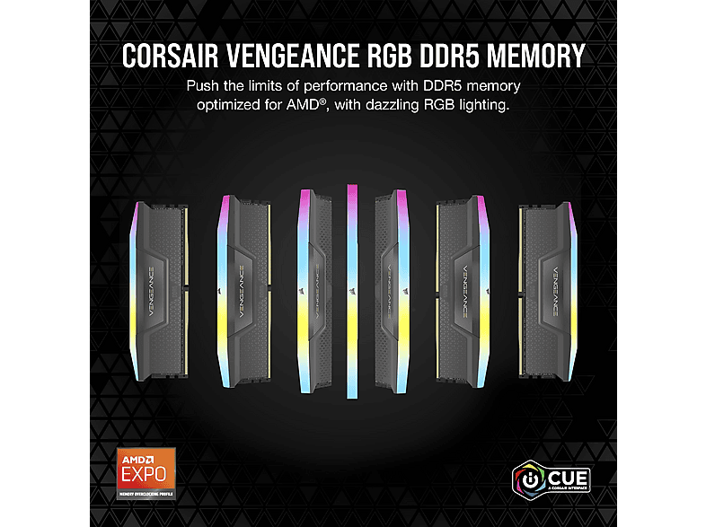 CORSAIR Vengeance RGB 6000MHz CL36 Amd Expo / Intel Xmp Ram Fiyat