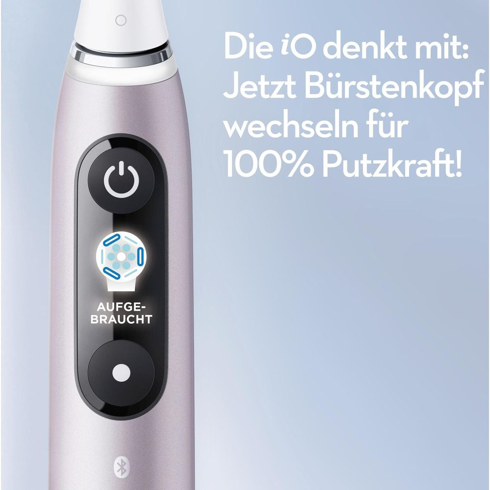 Główka szczoteczki elektrycznej jest zużyta. Czas na wymianę.