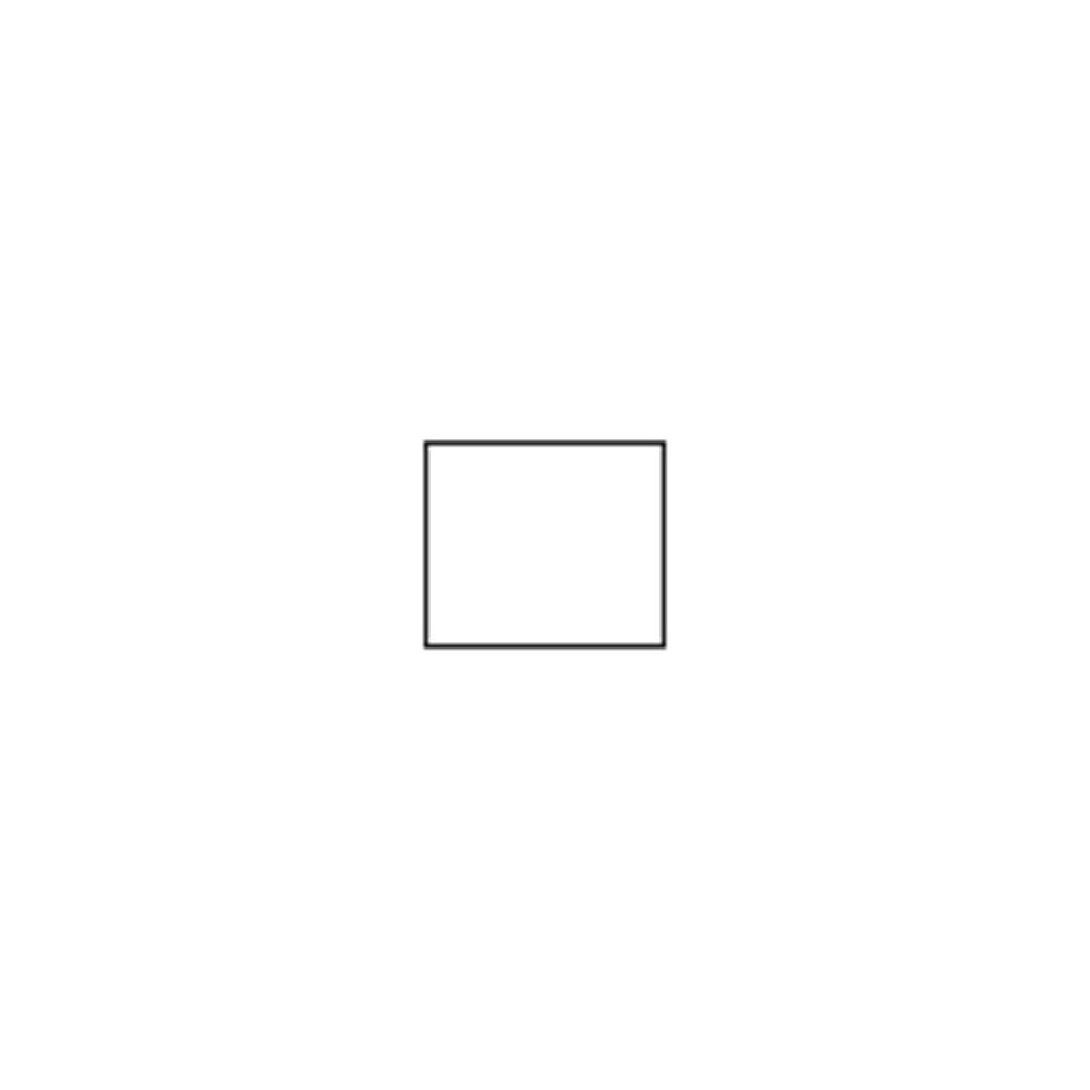 Un seul rectangle noir sur fond blanc.