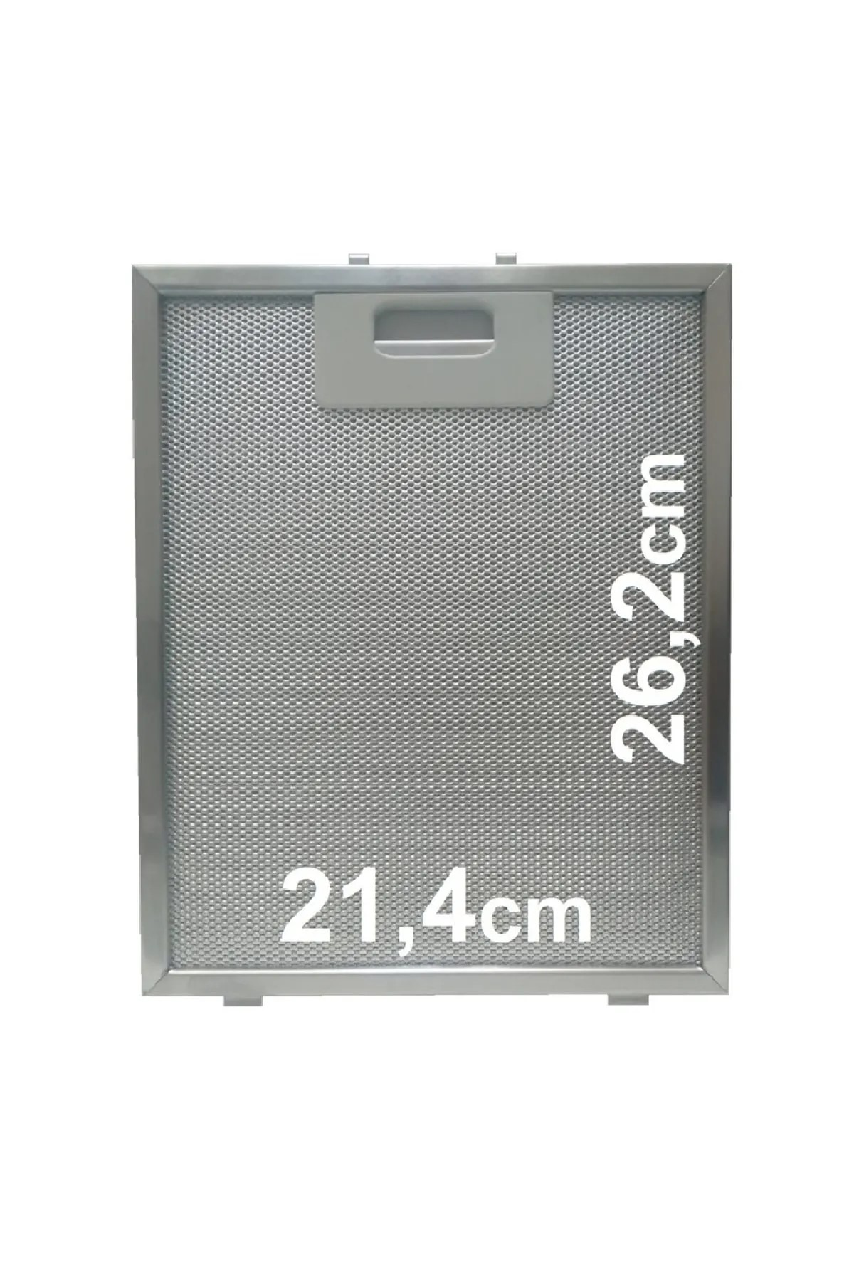 Metal filtre, kulplu, 21,4 x 26,2 cm.