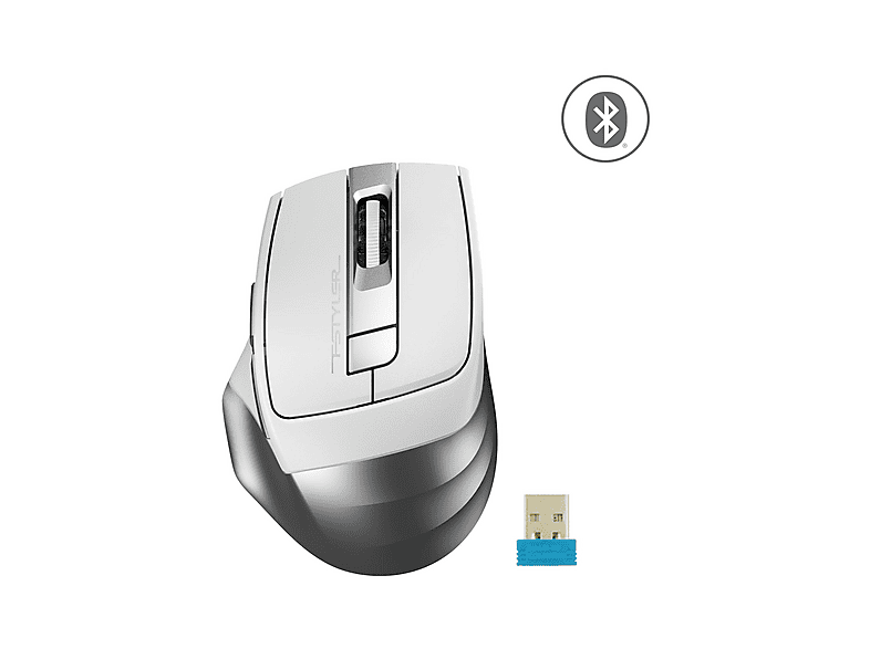 A4TECH Fb35 Bluetooth+2.4G Nano Optik 2000 Dpi Kablosuz Mouse Beyaz