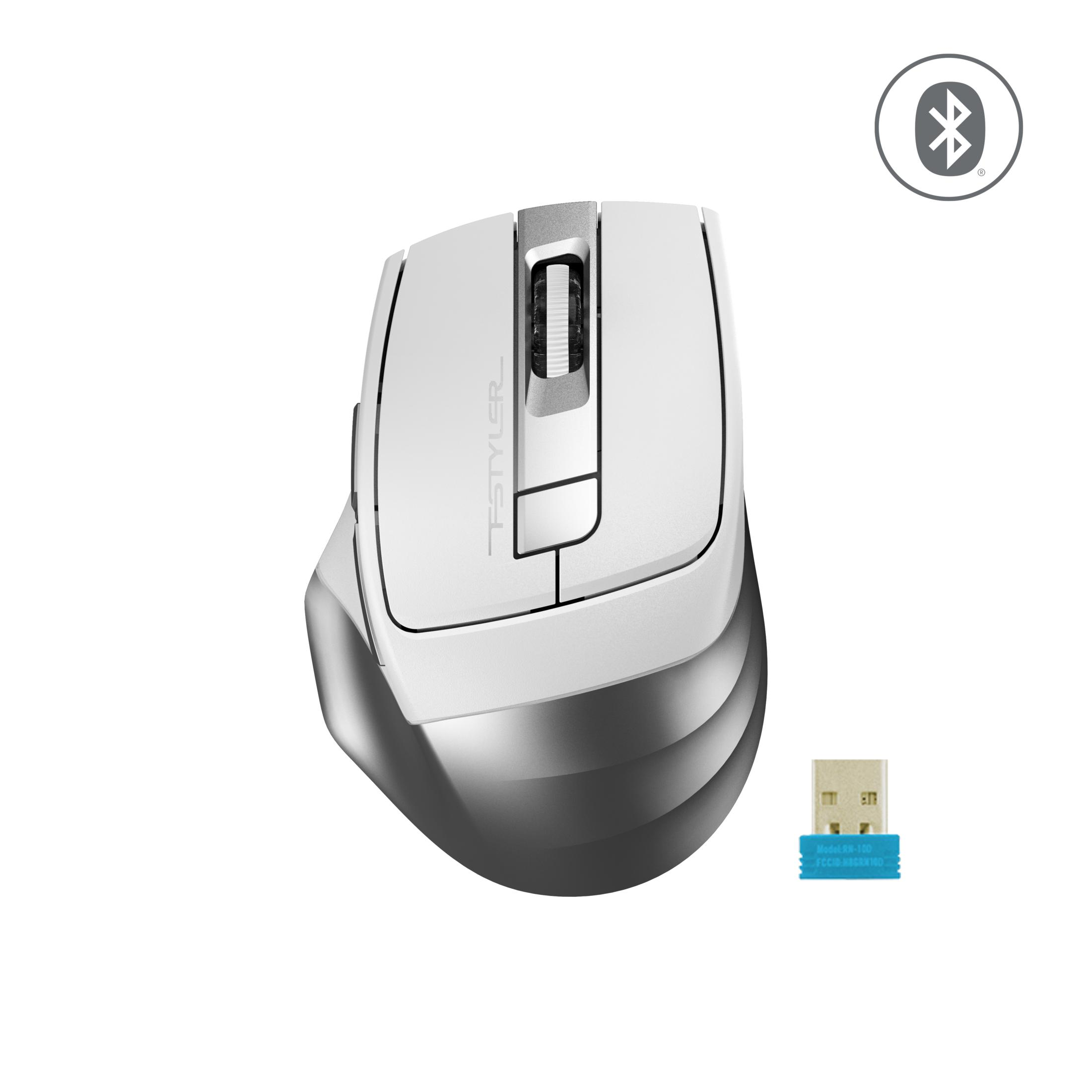 A4TECH Fb35 Bluetooth+2.4G Nano Optik 2000 Dpi Kablosuz Mouse Beyaz