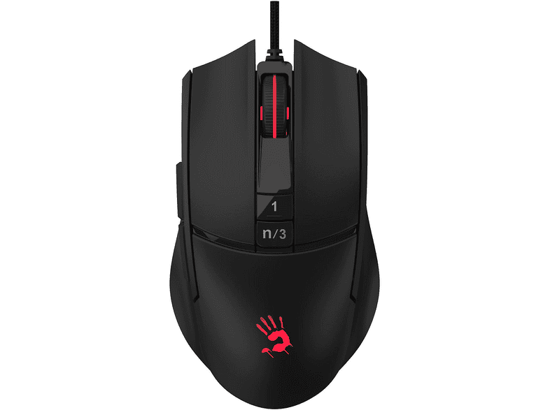 A4TECH L65 Max USB RGB 12kcpı Kablolu Gaming Mouse Siyah
