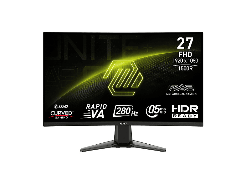 MSI MAG 276CXF Curved VA 27 inç Full-HD 0,5 ms 280 Hz Gaming