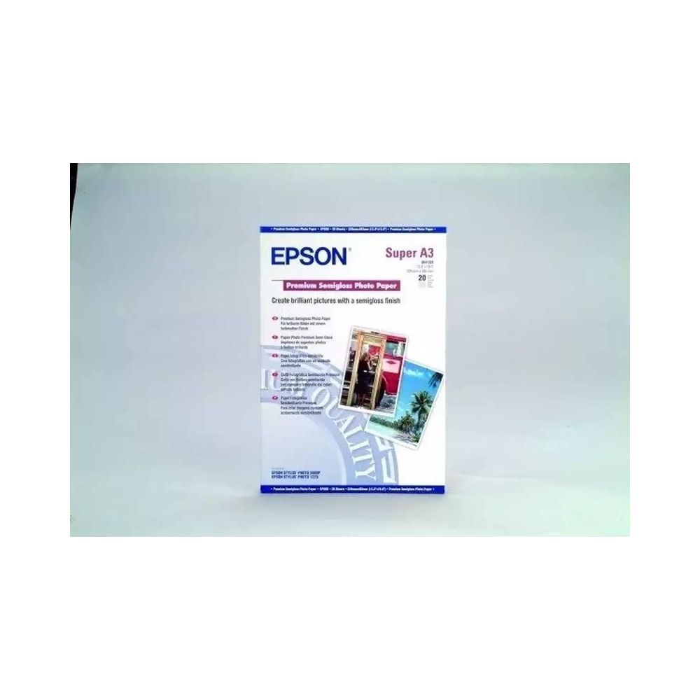 Opakowanie papieru fotograficznego EPSON Super A3 Premium Semigloss, 20 ark.