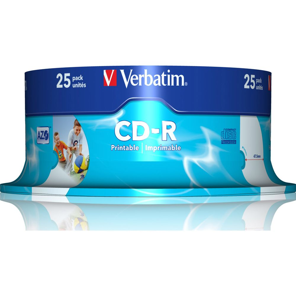 Verbatim CD-R opakowanie 25 szt., do druku, z obrazkiem bawiących się dzieci