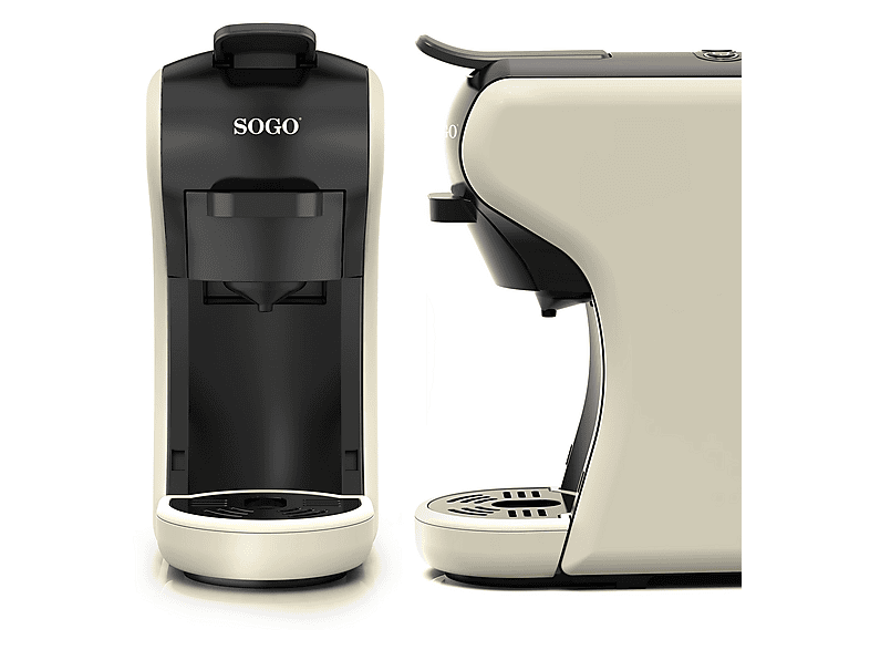 Cafetera de cápsulas | SOGO CAF-SS-5675-CB, 19 bar, 1450 W, 2