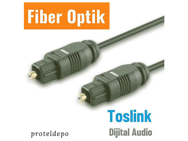 IRENIS Toslink Fiber Optik Kablo Yeşil