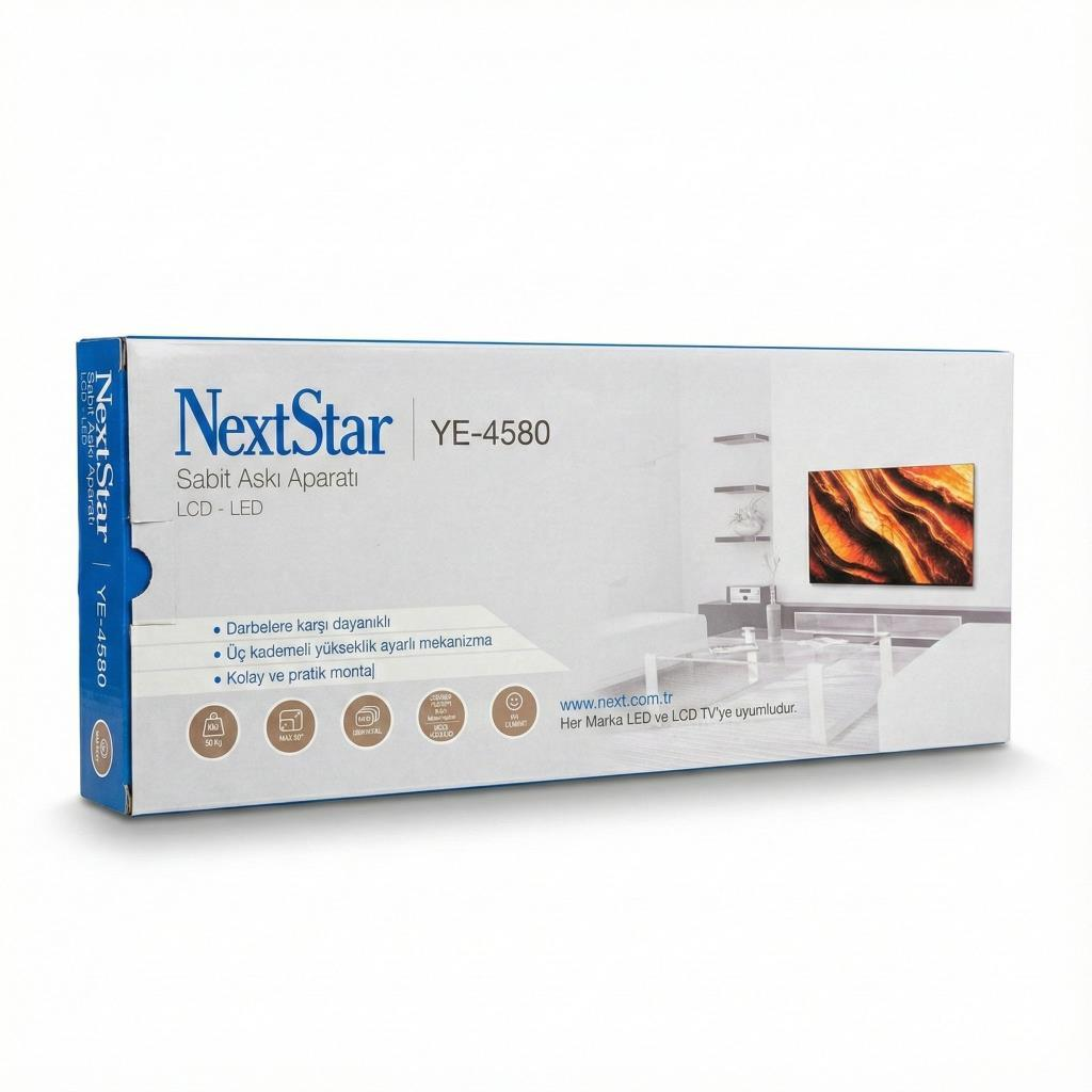 NEXTSTAR YE-4580 45-80'' Sabit LCD LED | Su Terazili TV Askı