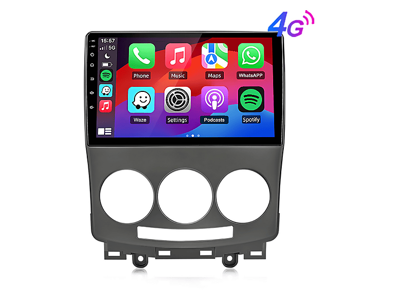 AWESAFE Für Mazda 5 CR19 2005-2010 Autoradio, DAB+, FM, Bluetooth ...