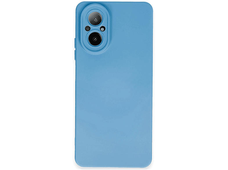 NEWFACE Realme 12 Lite Uyumlu Nano İçi Kadife Silikon Telefon Kılıfı Mavi