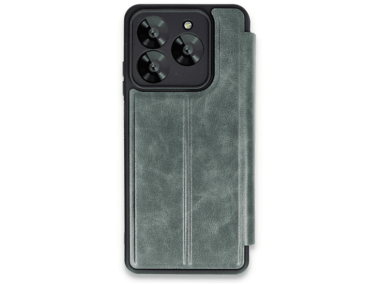 NEWFACE General Mobile Era 50 Uyumlu Flip Cover Telefon Kılıfı Koyu Yeşil
