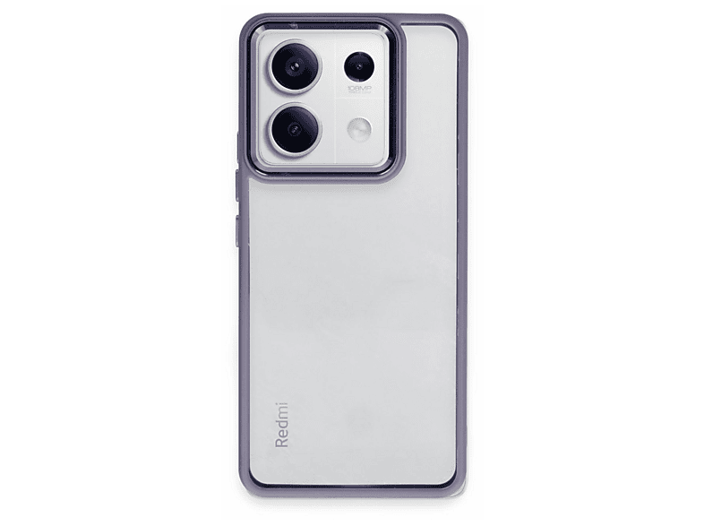 NEWFACE Xiaomi Redmi Note 13 Pro 4G Uyumlu Power Silikon Telefon Kılıfı Lila