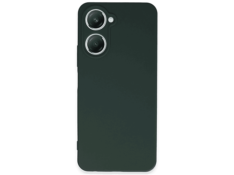 NEWFACE Vivo Y18 Uyumlu First Silikon Telefon Kılıfı Koyu Yeşil