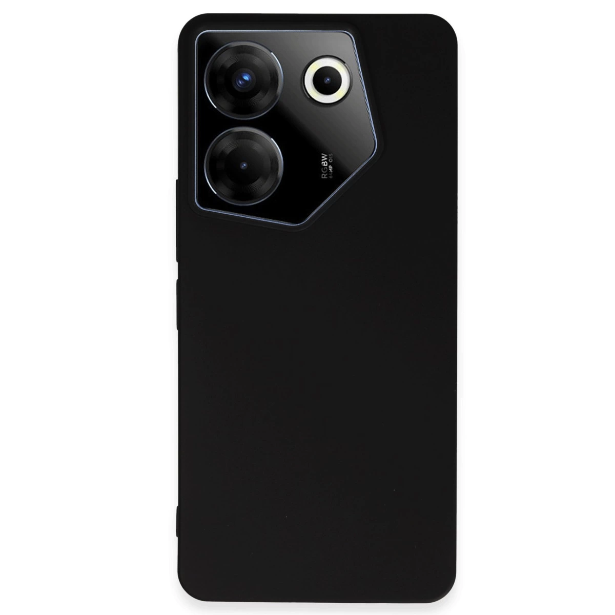 NEWFACE Tecno Camon 20 Pro 5G Uyumlu First Silikon Telefon Kılıfı Siyah
