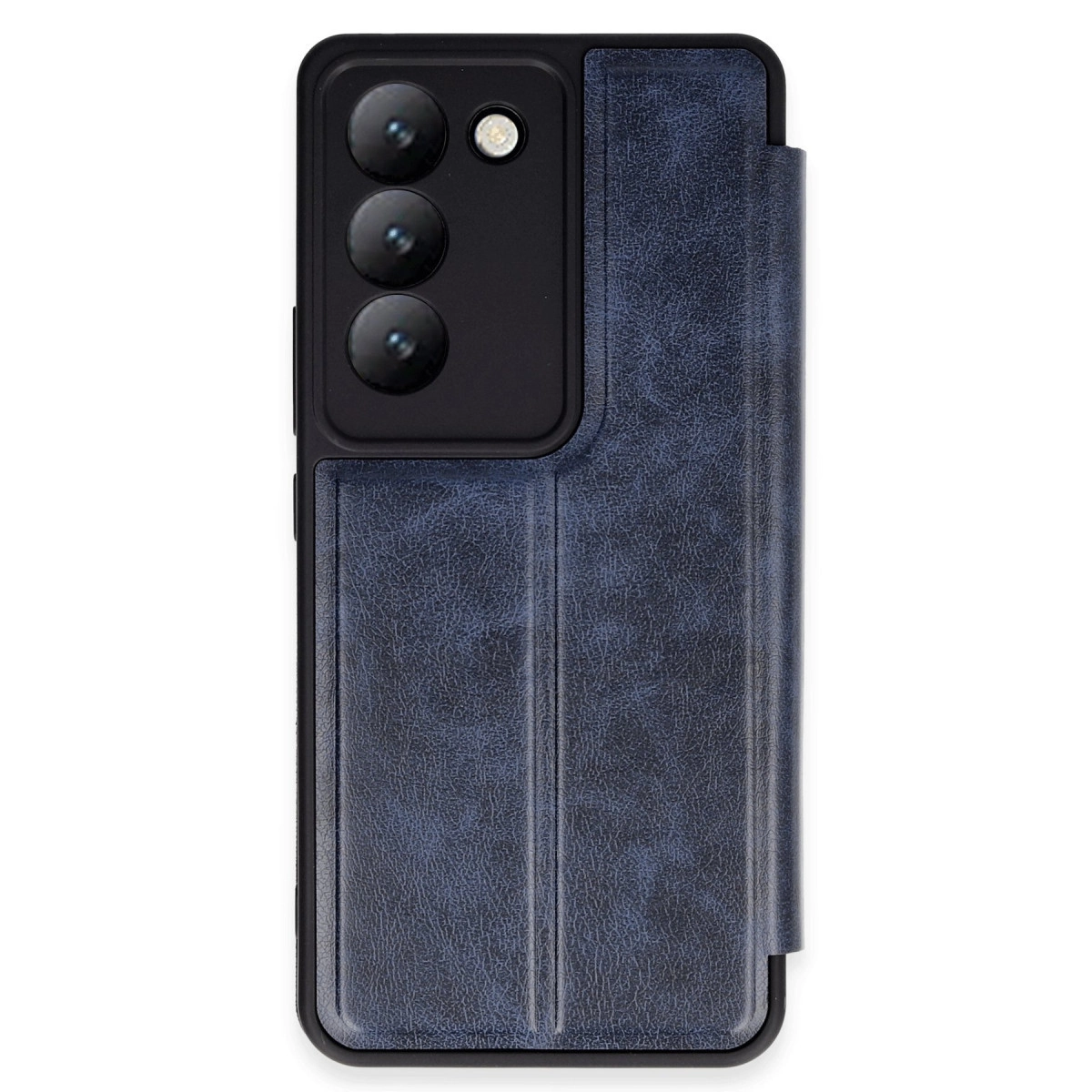NEWFACE Vivo V30 Lite 4G Uyumlu Flip Cover Telefon Kılıfı Lacivert
