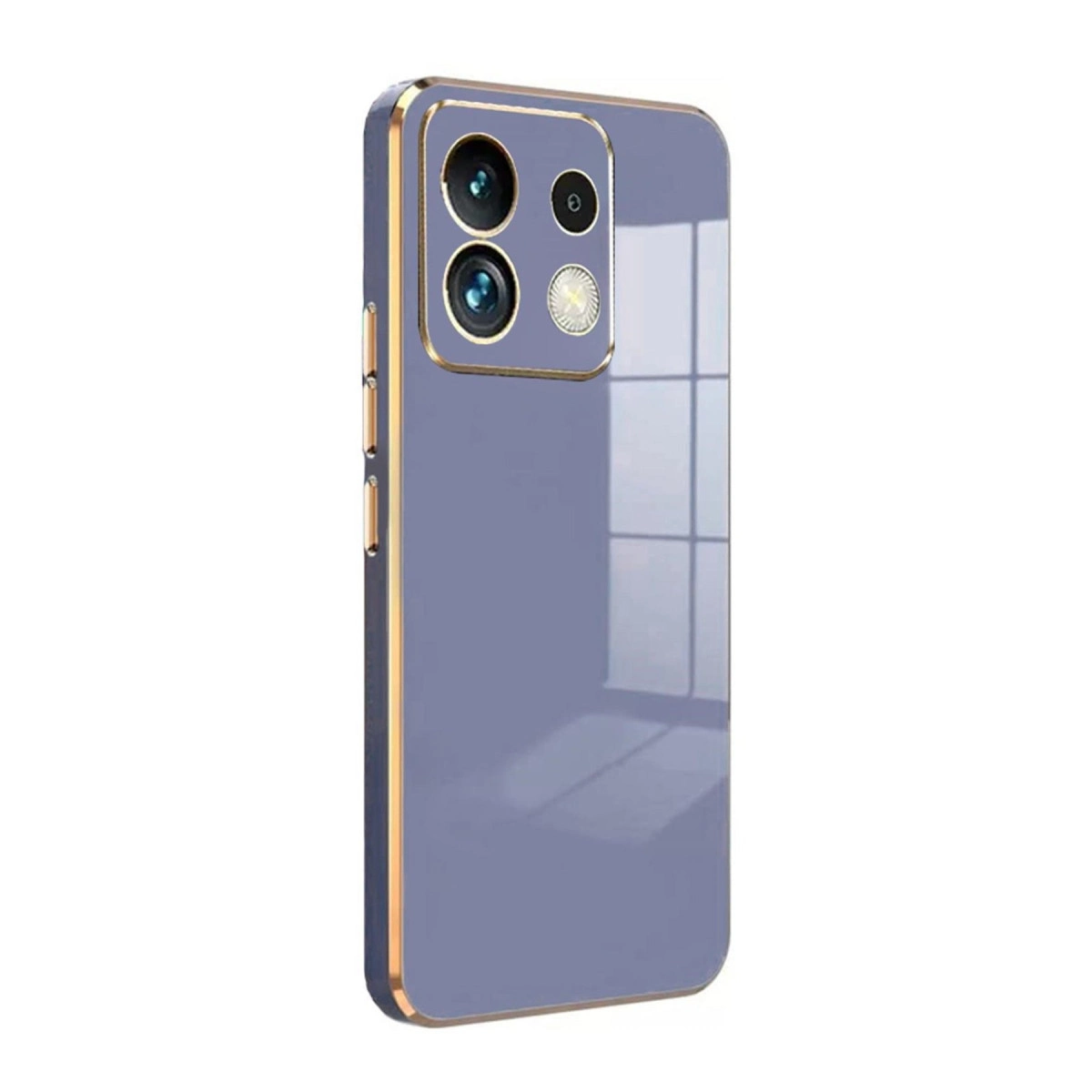 NEWFACE Xiaomi Redmi Note 13 Pro 5G Uyumlu Volet Silikon Telefon Kılıfı Mavi