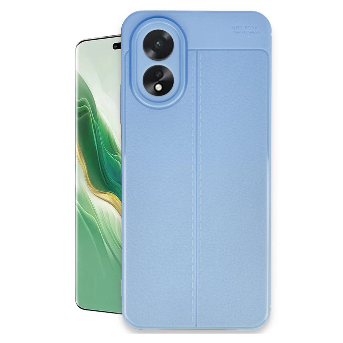NEWFACE Oppo A38 Uyumlu Auto Focus Kapak Telefon Kılıfı Mavi