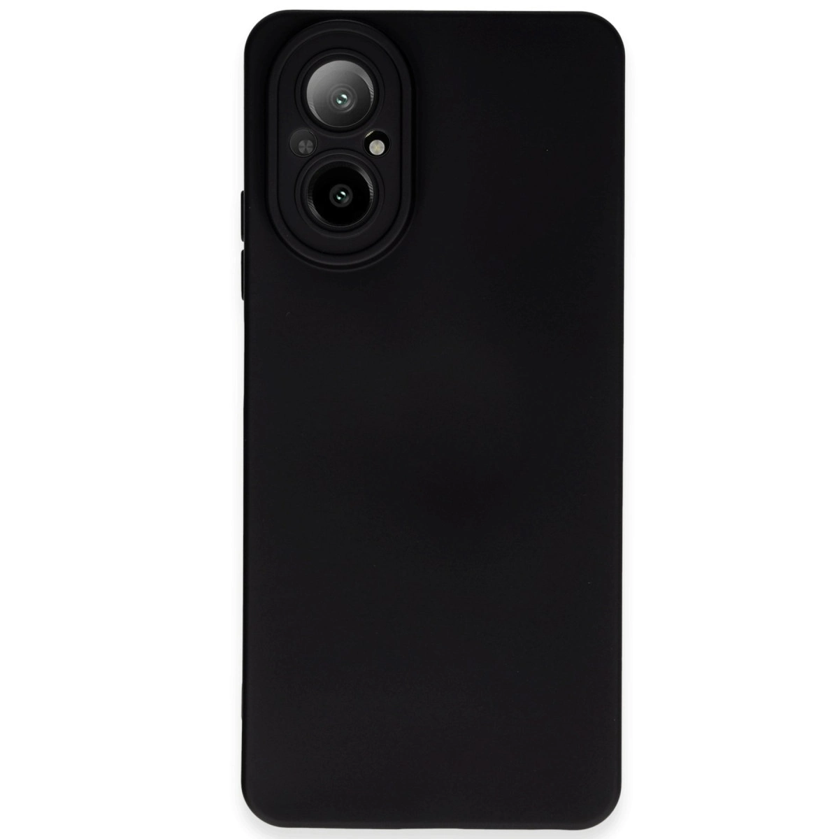 NEWFACE Realme 12 Lite Uyumlu Nano İçi Kadife Silikon Telefon Kılıfı Siyah