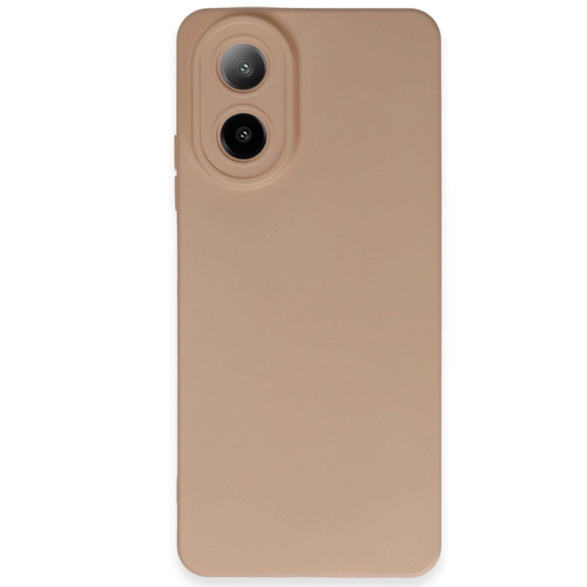 NEWFACE Oppo A38 Uyumlu Nano İçi Kadife Silikon Telefon Kılıfı Pudra