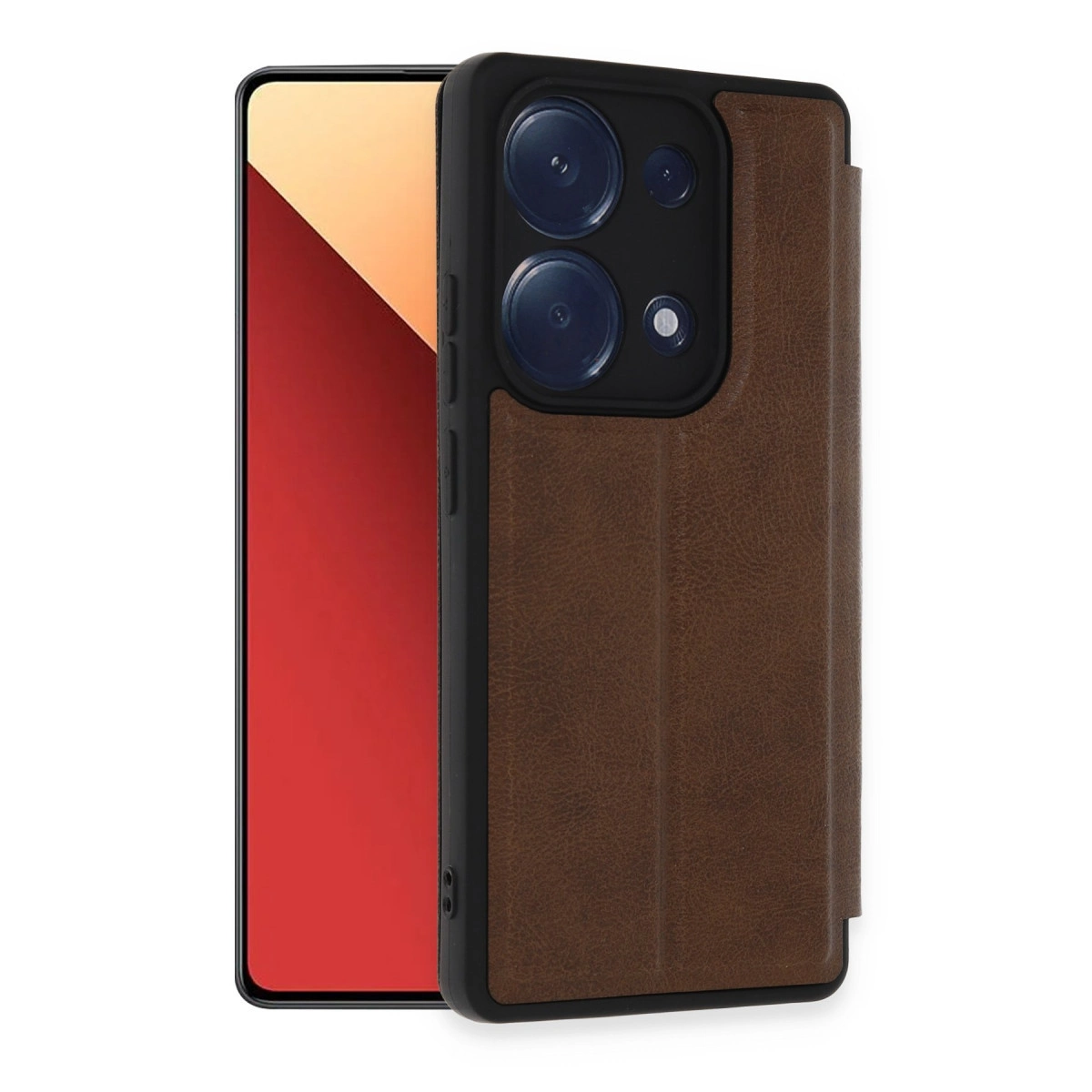 NEWFACE Xiaomi Redmi Note 13 Pro 4G Uyumlu Flip Cover Telefon Kılıfı Taba