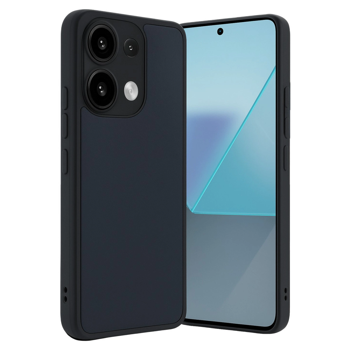 NEWFACE Xiaomi Redmi Note 13 4G Uyumlu Aras Deri Kapak Telefon Kılıfı Lacivert