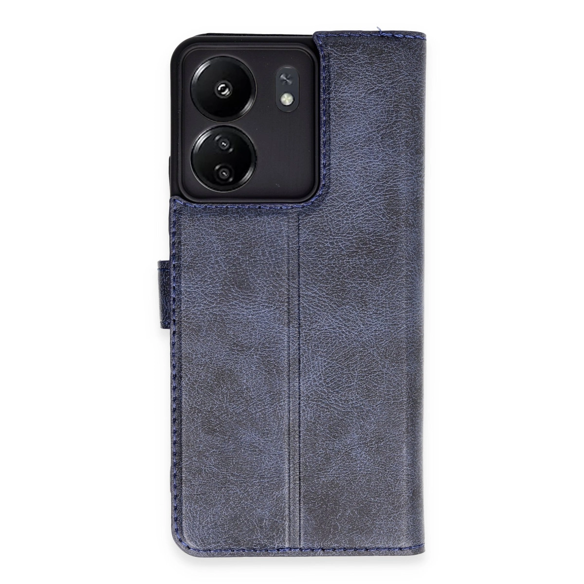 NEWFACE Xiaomi Redmi 13C Uyumlu Trend S Plus Kapaklı Telefon Kılıfı Lacivert