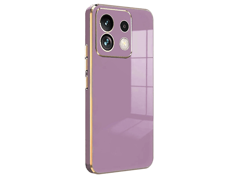 NEWFACE Xiaomi Redmi Note 13 5G Uyumlu Volet Silikon Telefon Kılıfı Mor