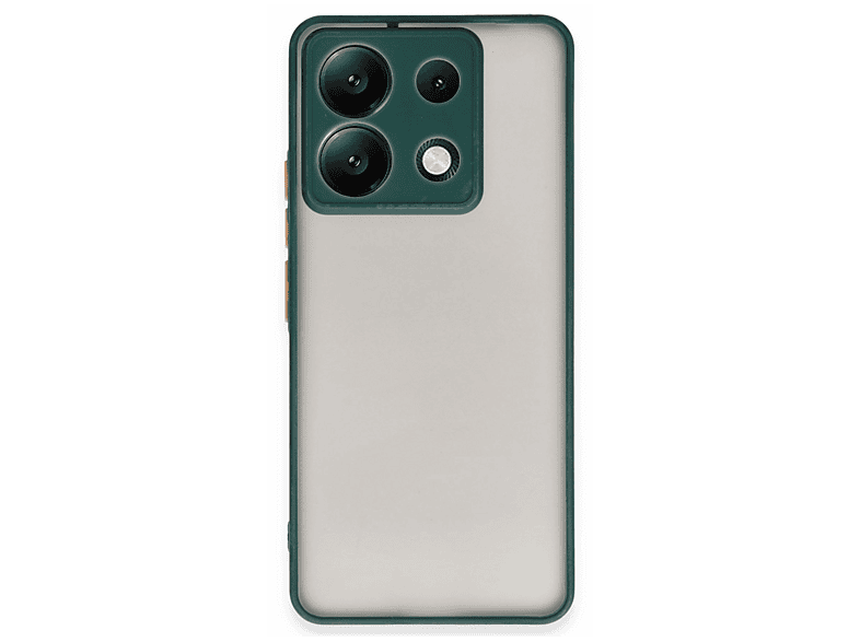 NEWFACE Xiaomi Redmi Note 13 Pro 5G Uyumlu Montreal Silikon Kapak Telefon Kılıfı Yeşil