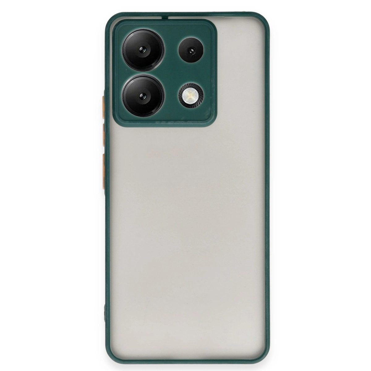 NEWFACE Xiaomi Redmi Note 13 Pro 5G Uyumlu Montreal Silikon Kapak Telefon Kılıfı Yeşil