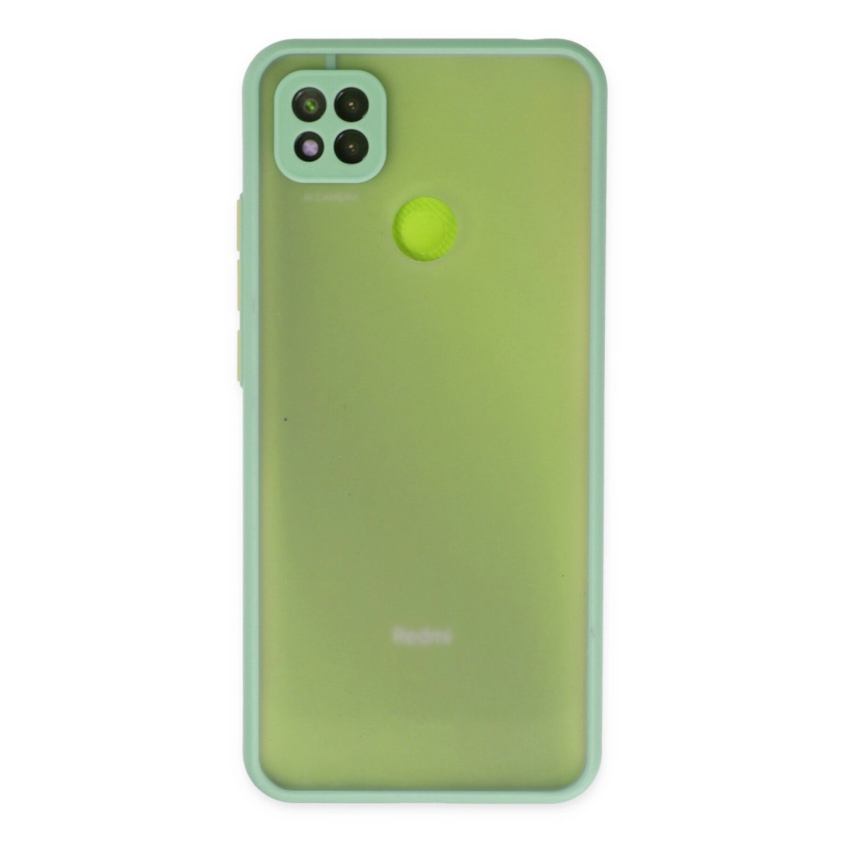 NEWFACE Xiaomi Redmi 9C Uyumlu Montreal Silikon Kapak Telefon Kılıfı Turkuaz