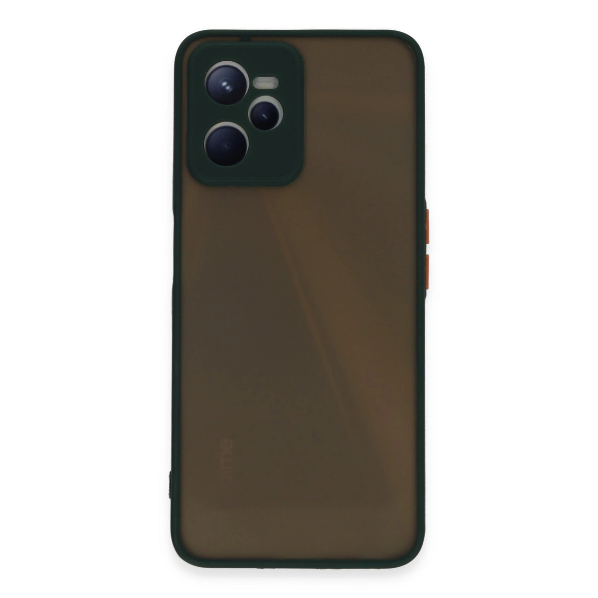 NEWFACE Realme C35 Uyumlu Montreal Silikon Kapak Telefon Kılıfı Yeşil