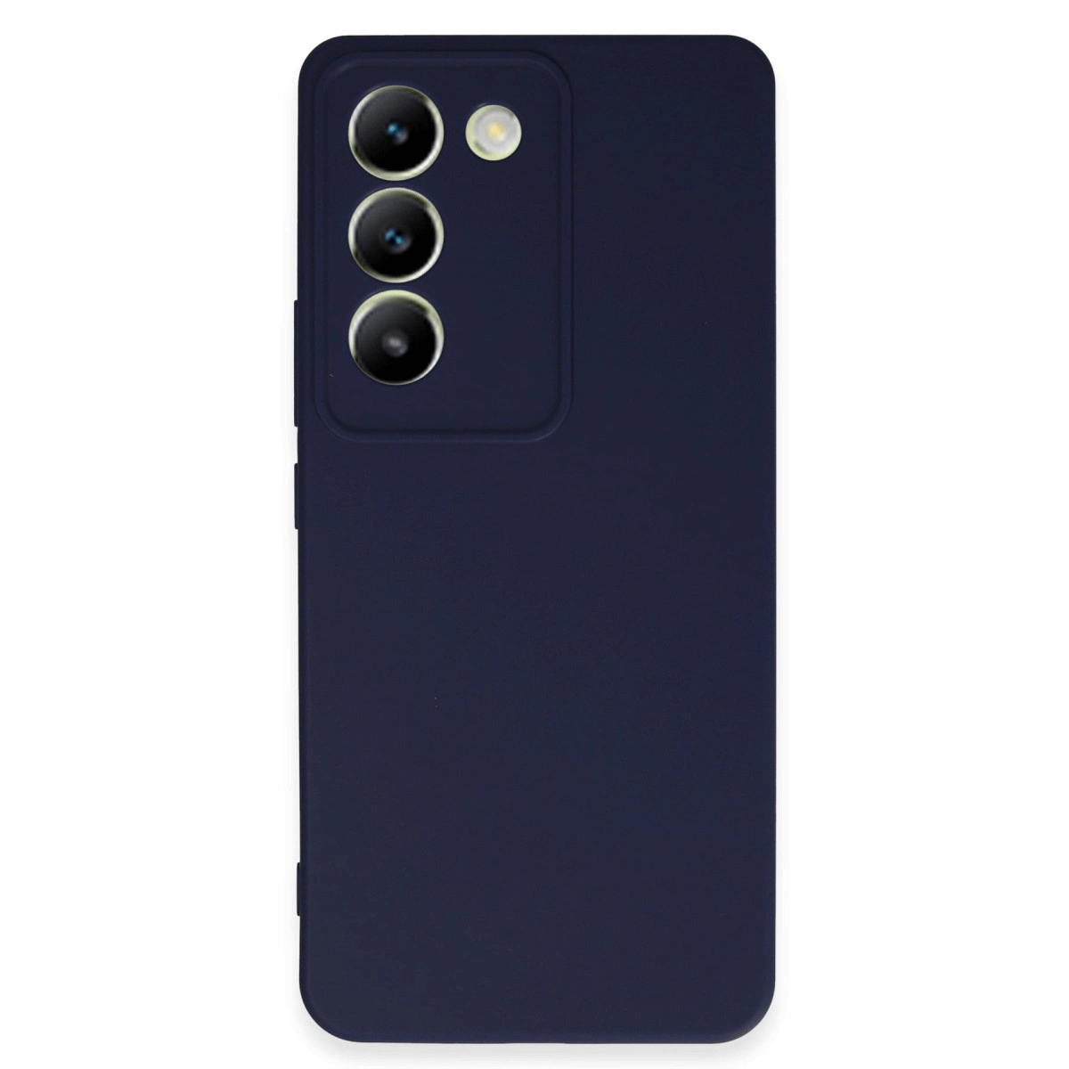 NEWFACE Vivo V30 Lite 4G Uyumlu First Silikon Telefon Kılıfı Lacivert