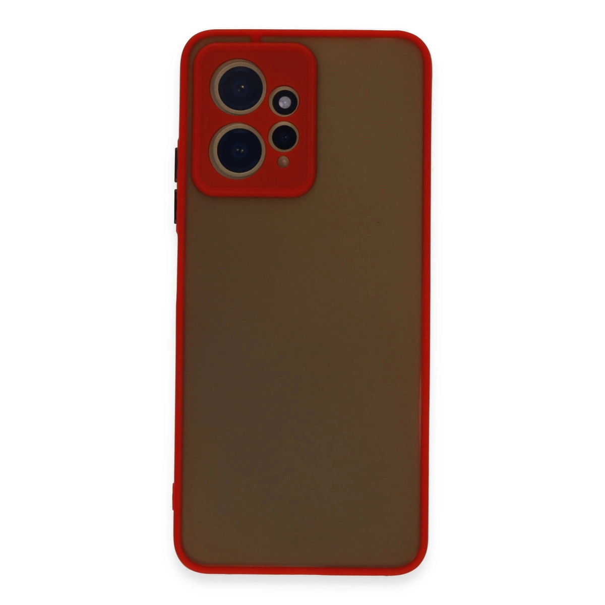NEWFACE Xiaomi Redmi Note 12 4G Uyumlu Montreal Silikon Kapak Telefon Kılıfı Kırmızı