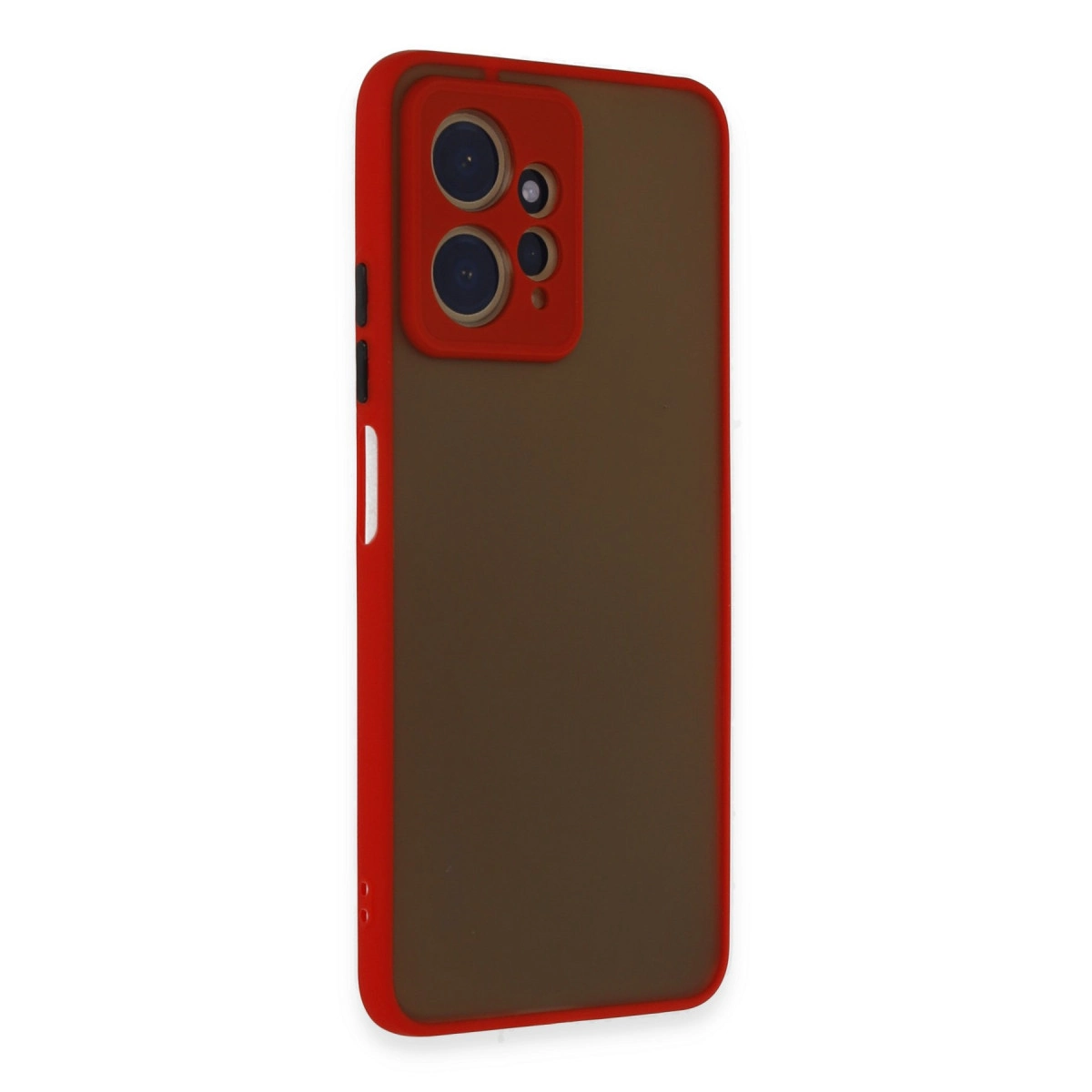NEWFACE Xiaomi Redmi Note 12 4G Uyumlu Montreal Silikon Kapak Telefon Kılıfı Kırmızı
