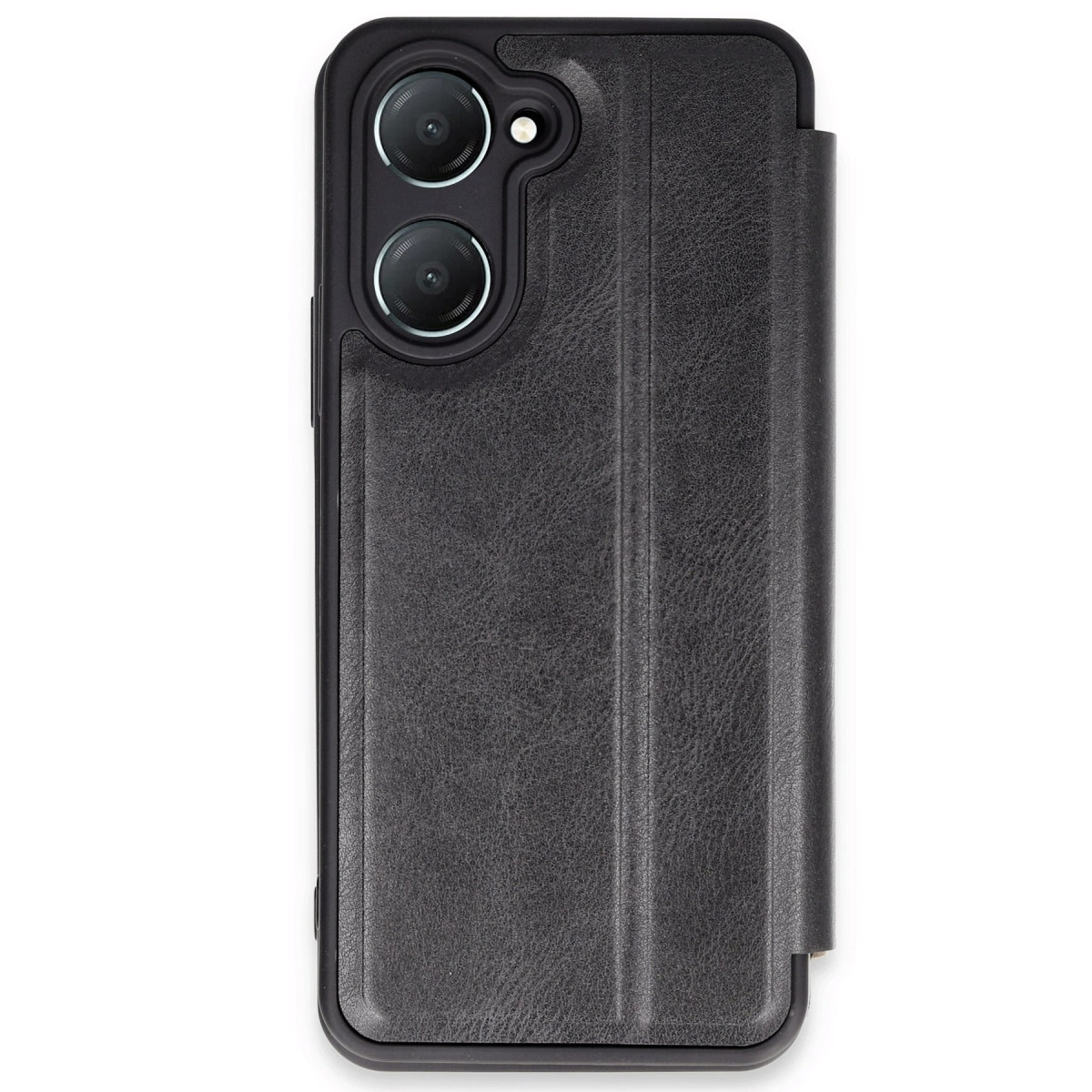 NEWFACE Vivo Y18 Uyumlu Flip Cover Telefon Kılıfı Siyah