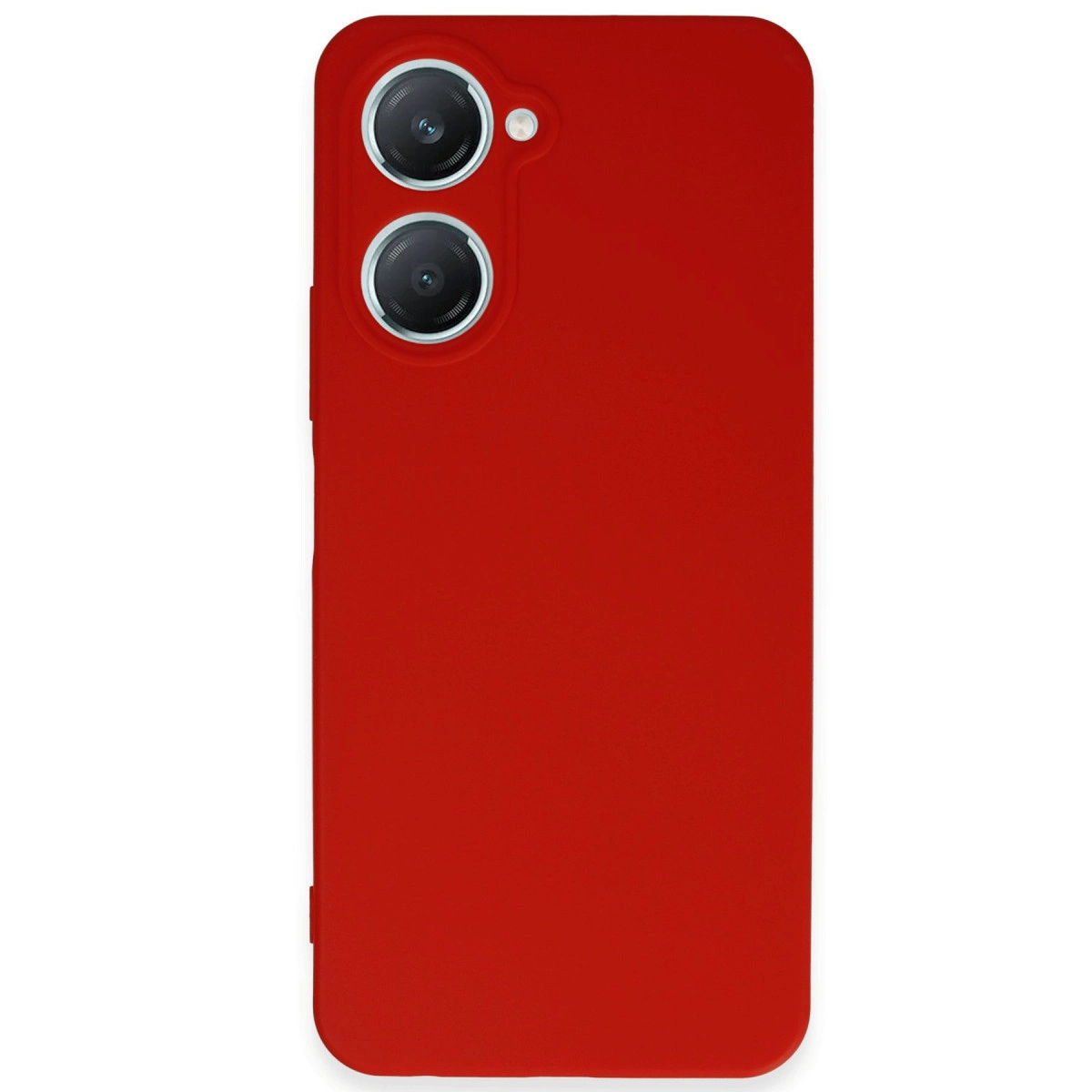 NEWFACE Vivo Y18 Uyumlu First Silikon Telefon Kılıfı Kırmızı