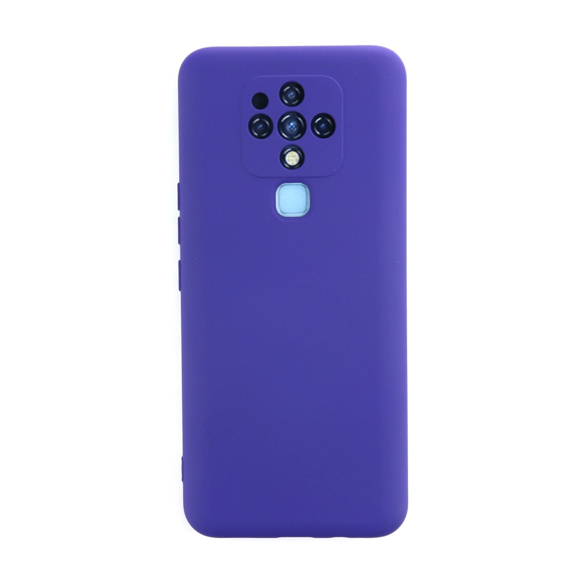 NEWFACE Tecno Camon 16 Uyumlu Nano İçi Kadife Silikon Telefon Kılıfı Mor