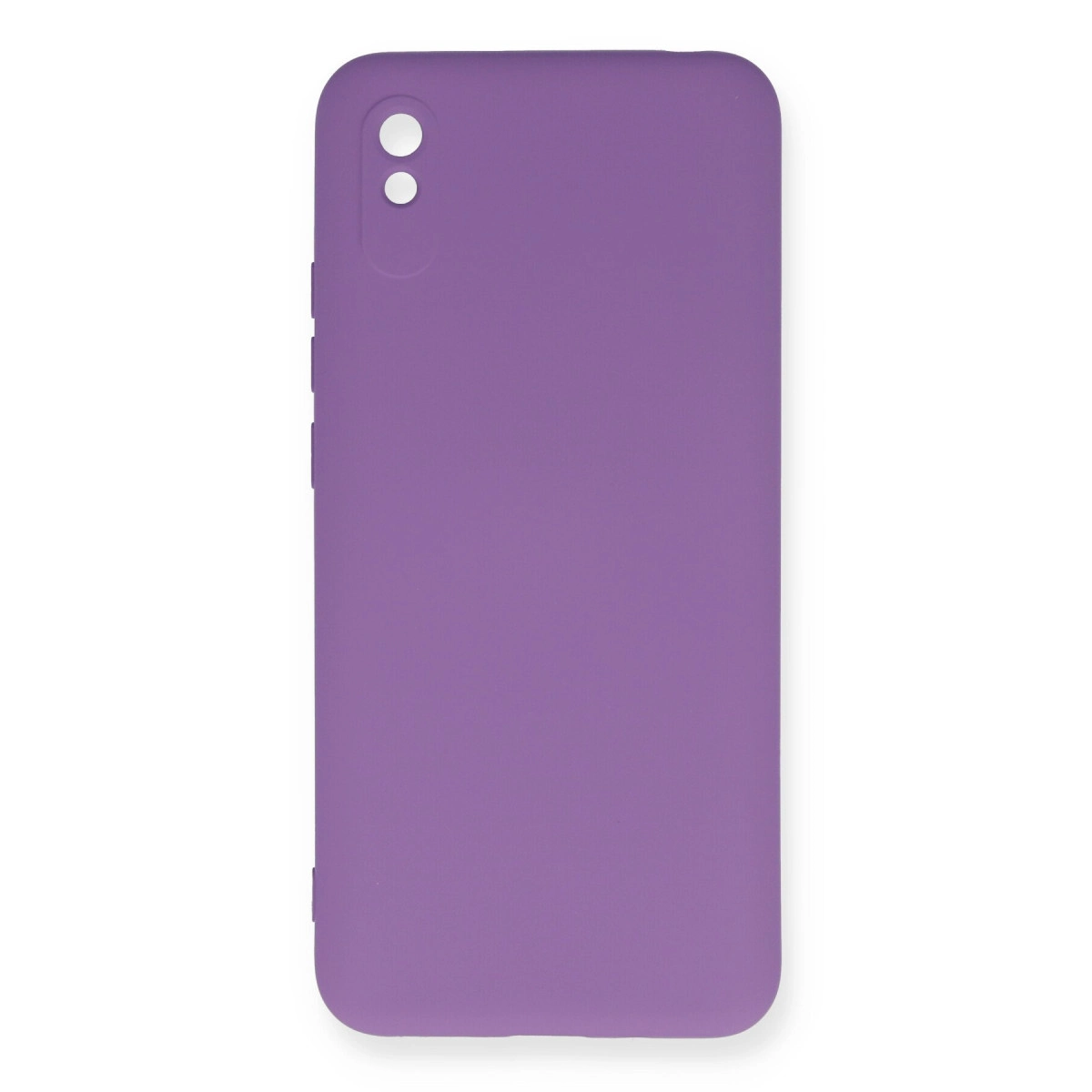 Sol üstte iki kamera lensli mor telefon kılıfı.