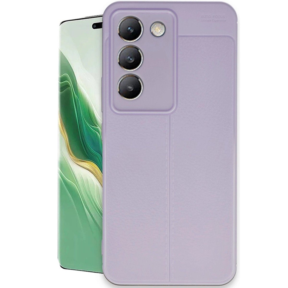 NEWFACE Vivo V30 Lite 4G Uyumlu Auto Focus Kapak Telefon Kılıfı Lila