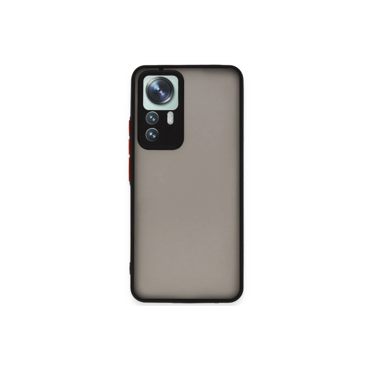 NEWFACE Xiaomi Mi 12T Pro Uyumlu Montreal Silikon Kapak Telefon Kılıfı Siyah