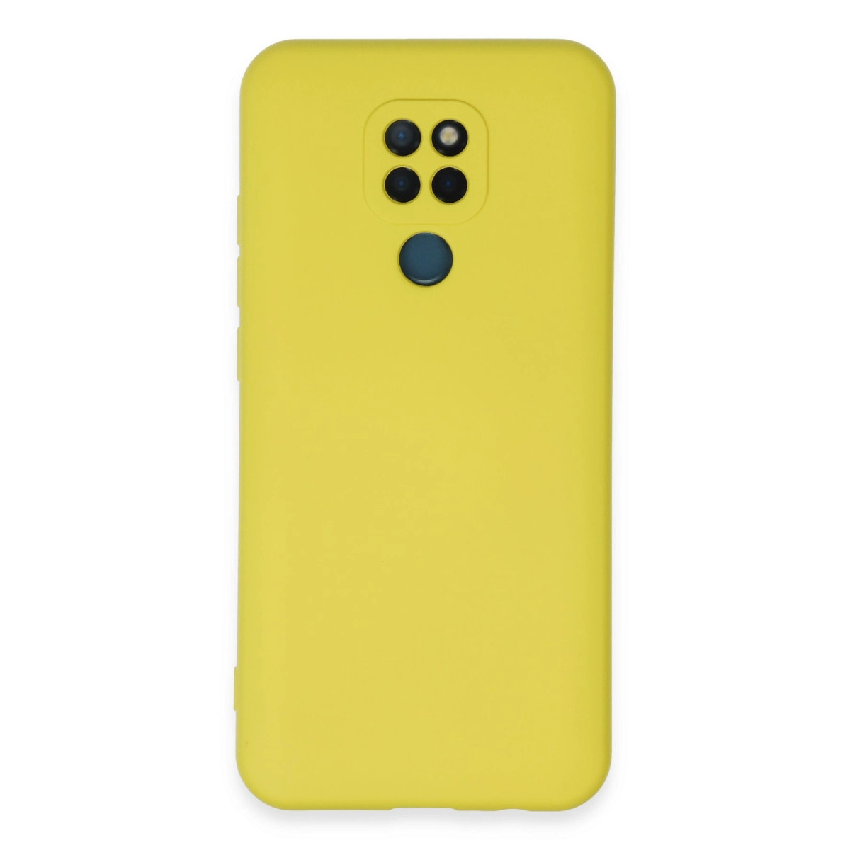 NEWFACE General Mobile GM 20 Uyumlu Nano İçi Kadife Silikon Telefon Kılıfı Sarı