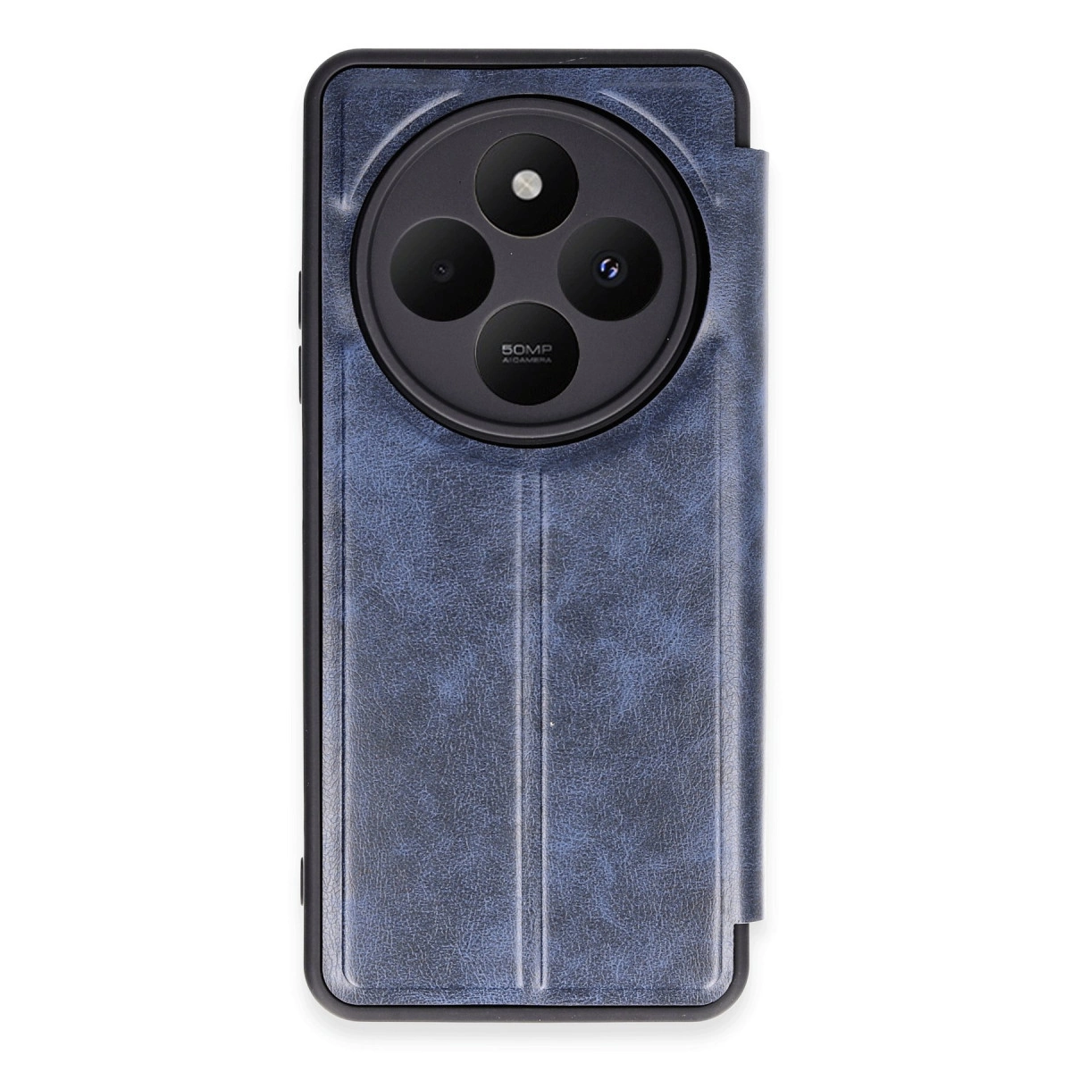 NEWFACE Xiaomi Redmi 14C Uyumlu Flip Cover Telefon Kılıfı Lacivert