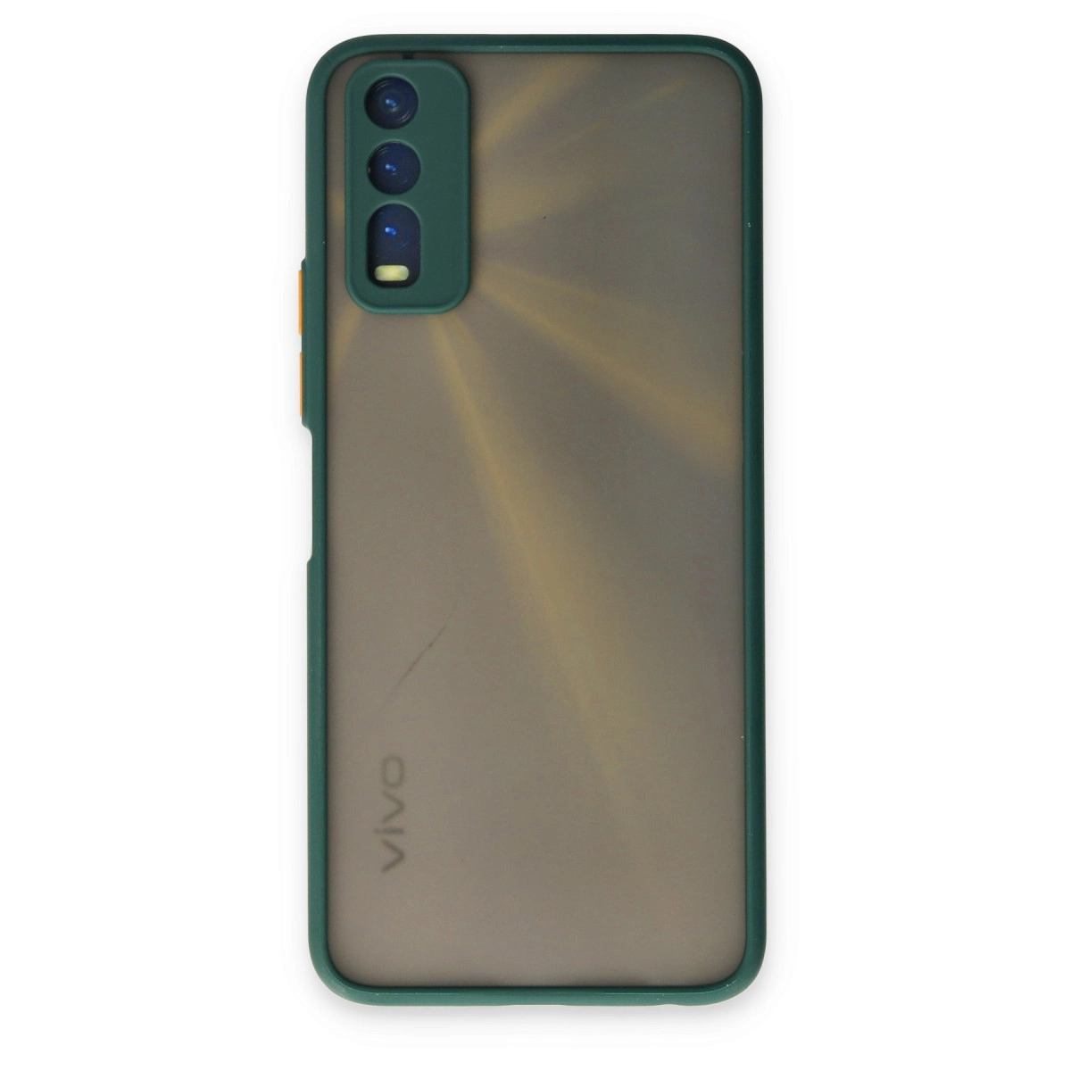 NEWFACE Vivo Y11S Uyumlu Montreal Silikon Kapak Telefon Kılıfı Yeşil