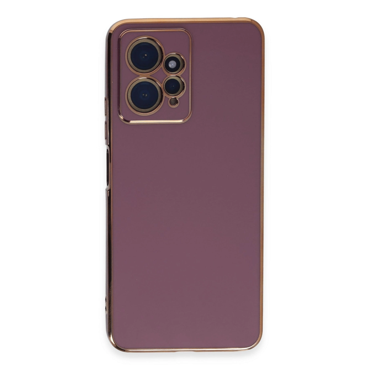 NEWFACE Xiaomi Redmi Note 12 4G Uyumlu Volet Silikon Telefon Kılıfı Mor