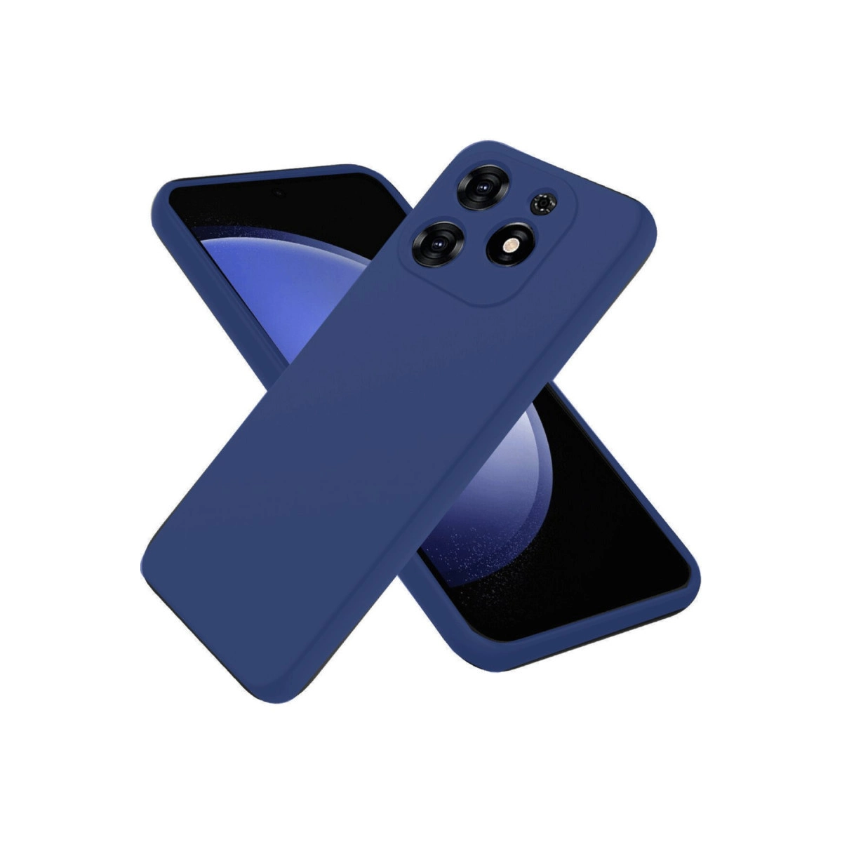 NEWFACE Tecno Spark Go 2024 Uyumlu First Silikon Telefon Kılıfı Lacivert