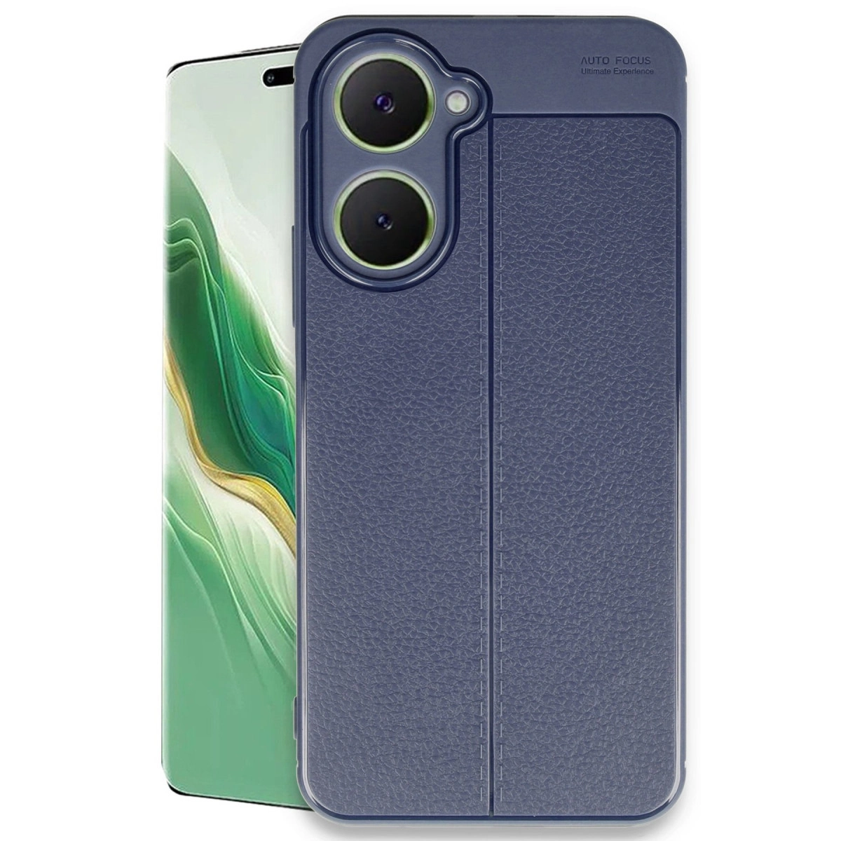 NEWFACE Vivo Y18 Uyumlu Auto Focus Kapak Telefon Kılıfı Lacivert