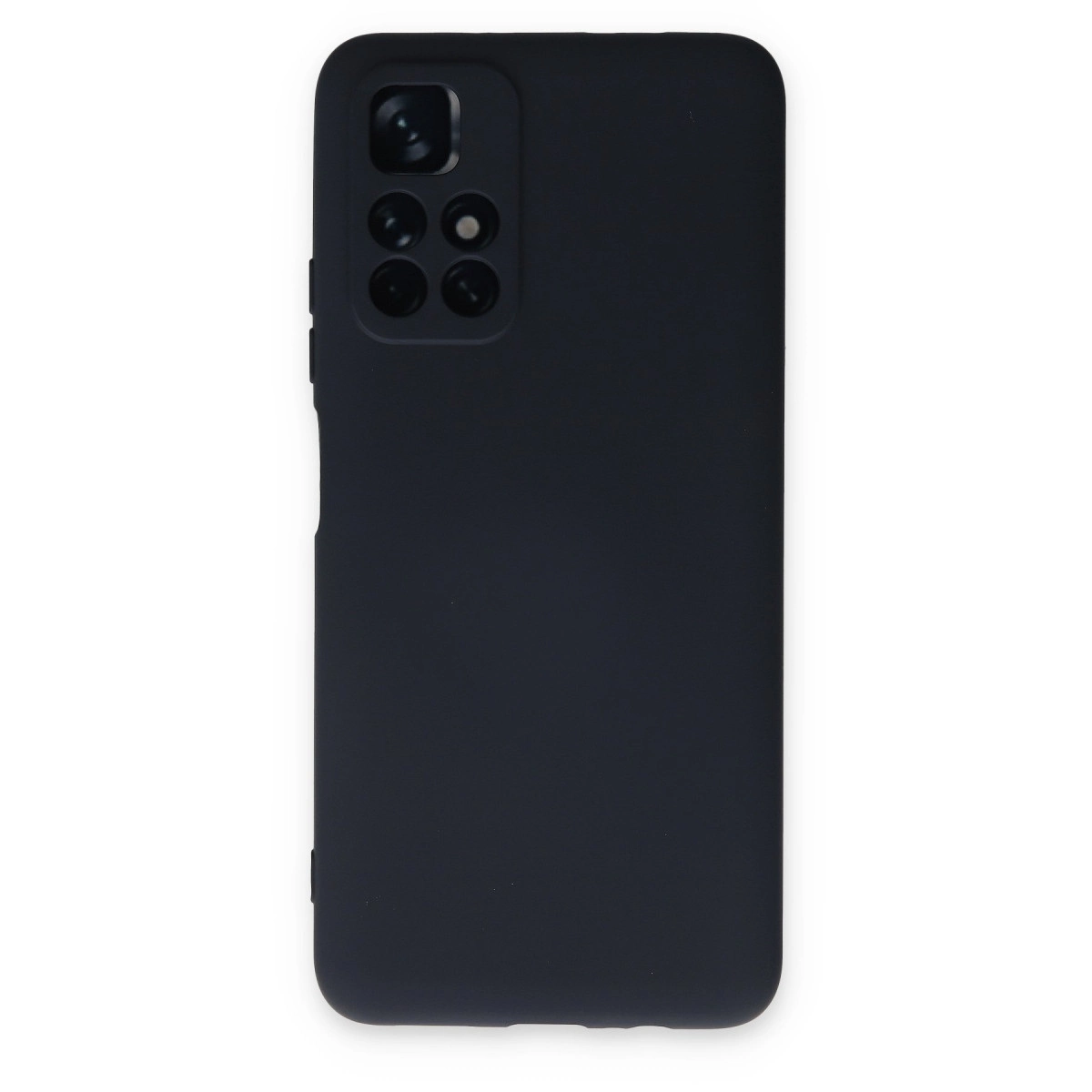 NEWFACE Xiaomi Redmi Note 11T Uyumlu Nano İçi Kadife Silikon Telefon Kılıfı Lacivert