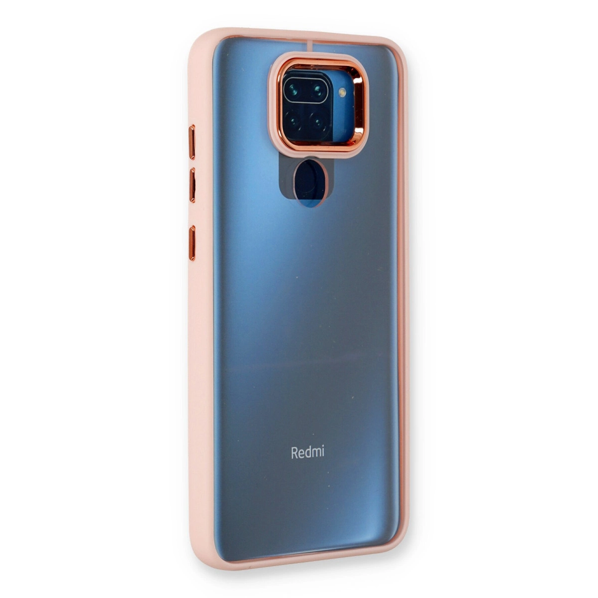 NEWFACE Xiaomi Redmi Note 9 Uyumlu Dora Kapak Telefon Kılıfı Pudra